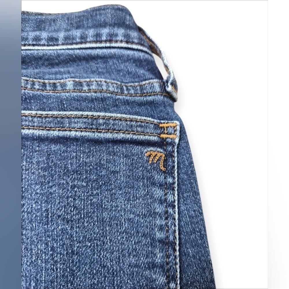 Madewell Maternity Side-Panel Skinny Wendover Wash Stretch Jeans Size 25 w/ 27" - Picture 7 of 10